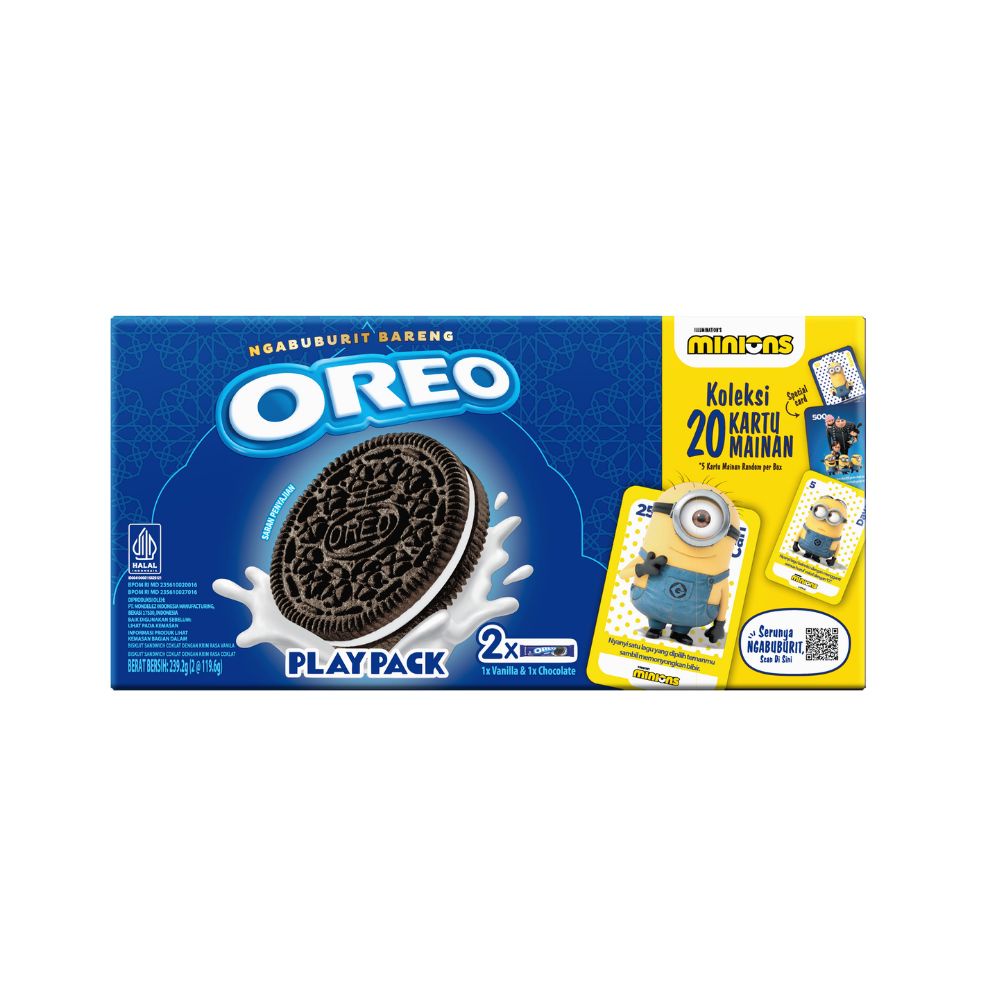 

Oreo Playpack Minion 2 x 119,6 gram