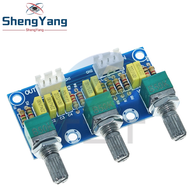 Tzt Xh-M802 Amplifier Board High And Low Voltage Mixer Tone Board Volume Control Subwoofer Pcb