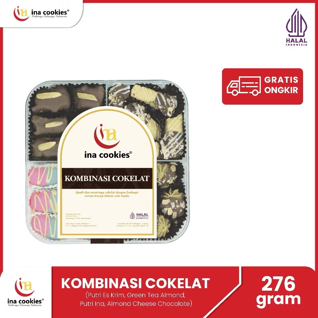 

Ina Cookies Kombinasi COKLAT