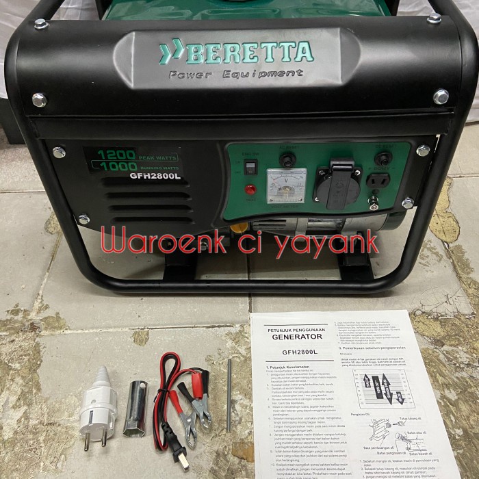 Genset generator 1000 watt 4 tak bensin murni