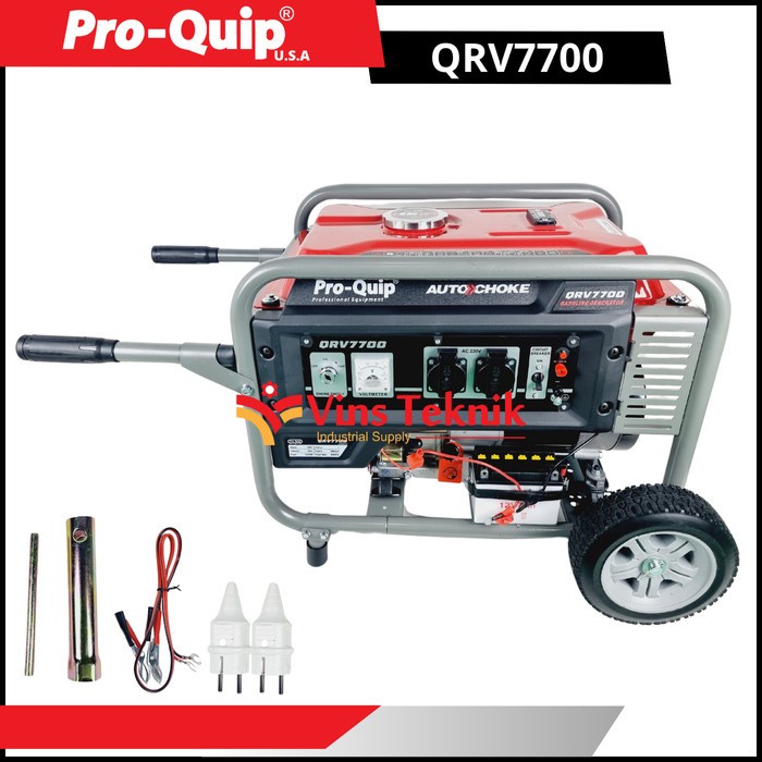 Mesin genset generator set 3.500 WATT quip QRV7700 QRV 7700