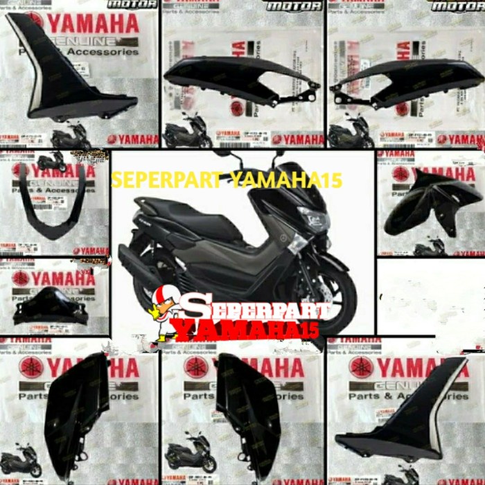 TOP COVER BODY BODY HALUS NMAX OLD HITAM GLOSSY VARIAN ORIGINAL YGP -