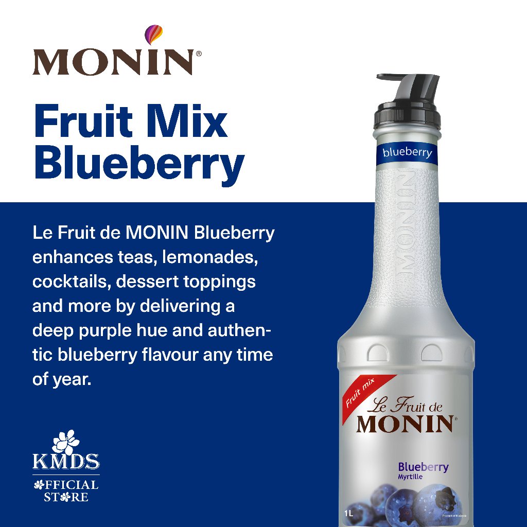 

MONIN PUREE BLUEBERRY 1L