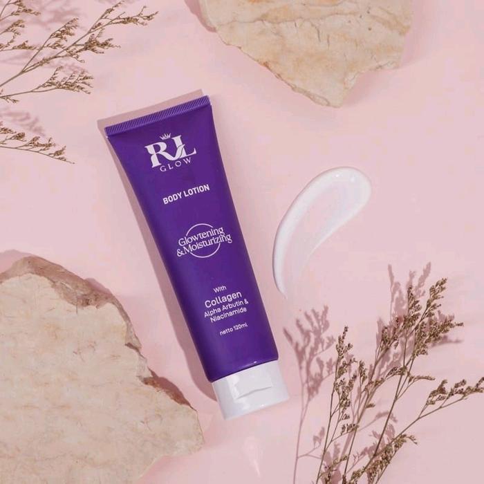 [ Ready Promo 02.02 ] Rl Glow Body Lotion Whitening Memutihkan Menghilangkan Bekas Luka Bpom