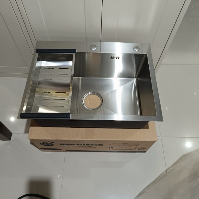 PROMO kitchen sink stainless 304 6045 S / Kitchen sink stainless 60 x 45 ss / Kitchen sink minimalis