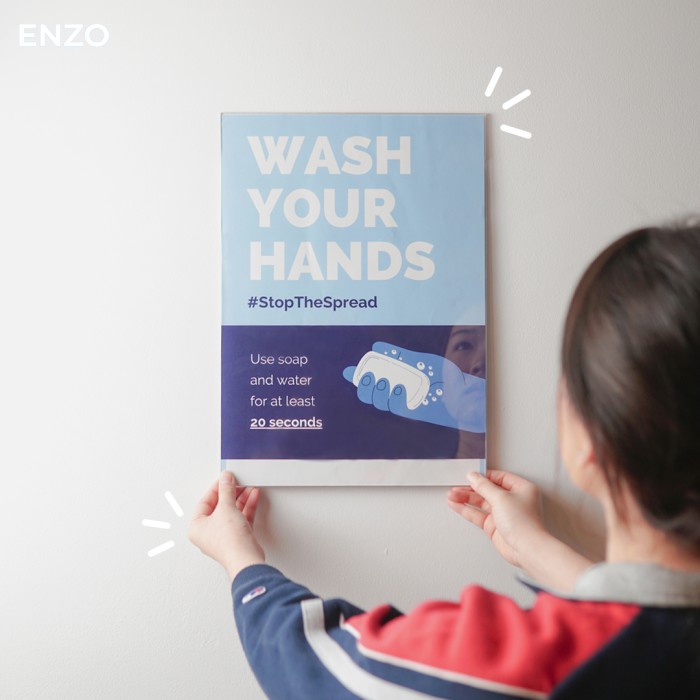 

SALE Tempat Brosur Akrilik Tempel Dinding / Sign Holder Ukuran A4