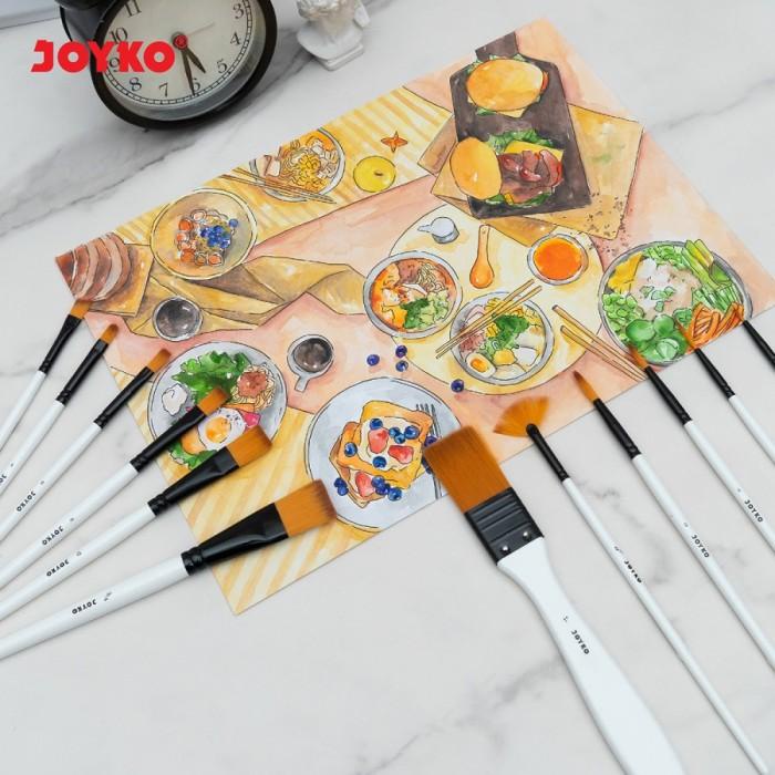 

GRATIS ONGKIR Joyko Kuas Lukis Set 12 Ukuran BRS-18 / Kuas Cat Air & Akrilik