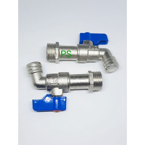 Kran air besi keran tembok air pendek 1/2" keran taman