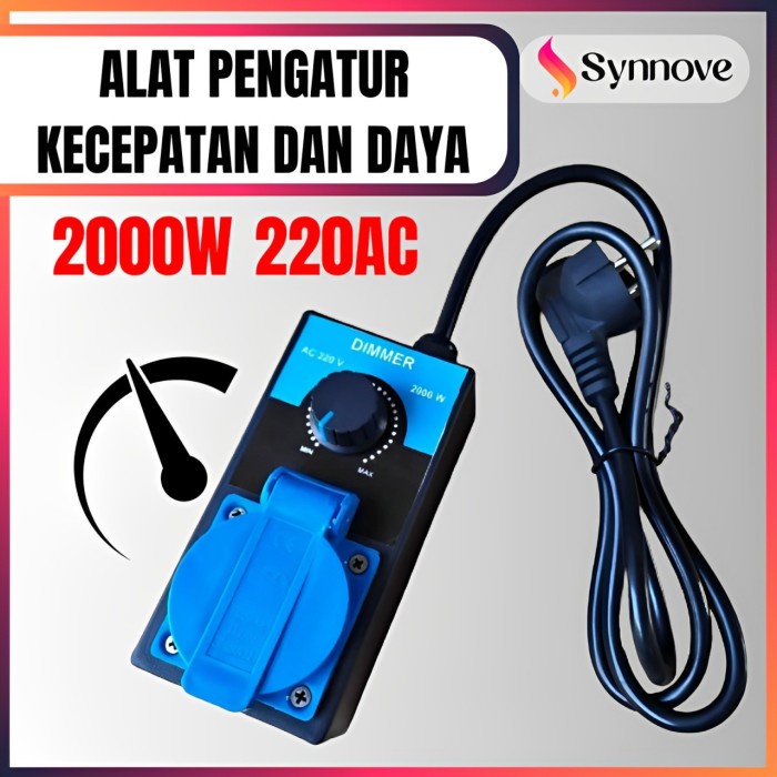 Dimmer Speed Control 2000W Pengatur Kecepatan Gerinda Dimmer Gerinda 2000 Watt Ac 220V
