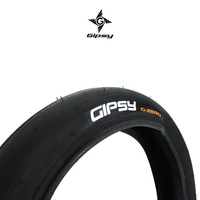 Gipsy G-Zero Slick Tyre Balance Push Bike 120 Tpi - Ban Sepeda - Black #Gratisongkir