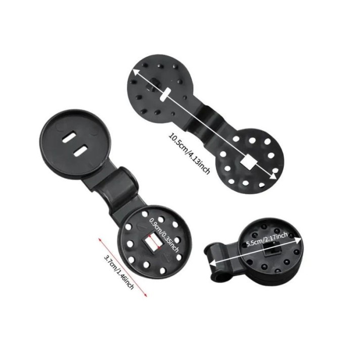 Terbaru 50pcs Cantolan Paranet Clip Paranet Klip Jaring Bulat Jepitan Paranet Klip Penjepit Paranet