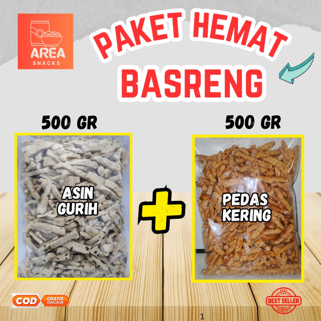 

1KG BASRENG PAKET HEMAT DAUN JERUK /PEDAS/ORIGINAL/BALADO/PEDAS CHILI OIL ENAK NIKMAT WE!