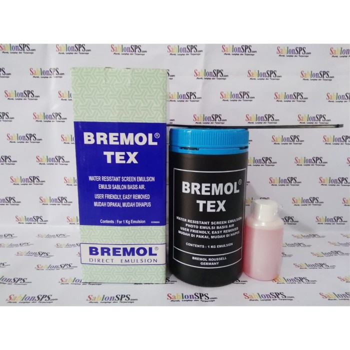 

Terlaris Bremol Tex Sablon (1 Kg)