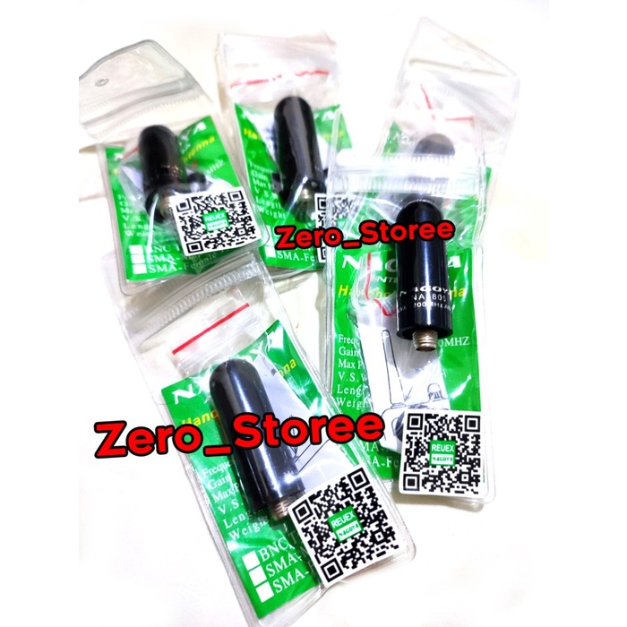 JTTOP" HT ANTENA NAGOYA NA805 NA-805 KECIL ANTENNA PENDEK SMA FEMALE SRH805
