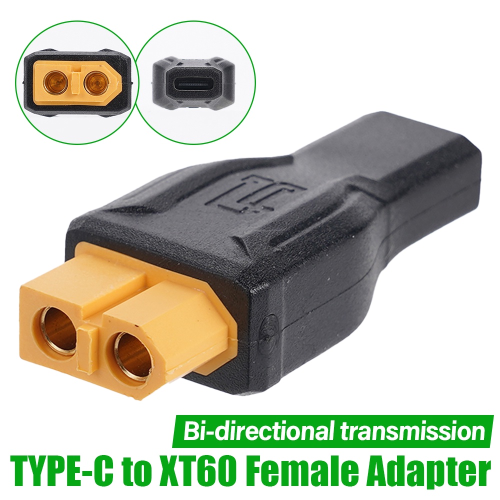IMPORT TYPE-C TO XT60 PLUG ADAPTER XT002 USB TRANSFER ADAPTER FOR DRONE CONNECTOR AIRCRAFT MODEL