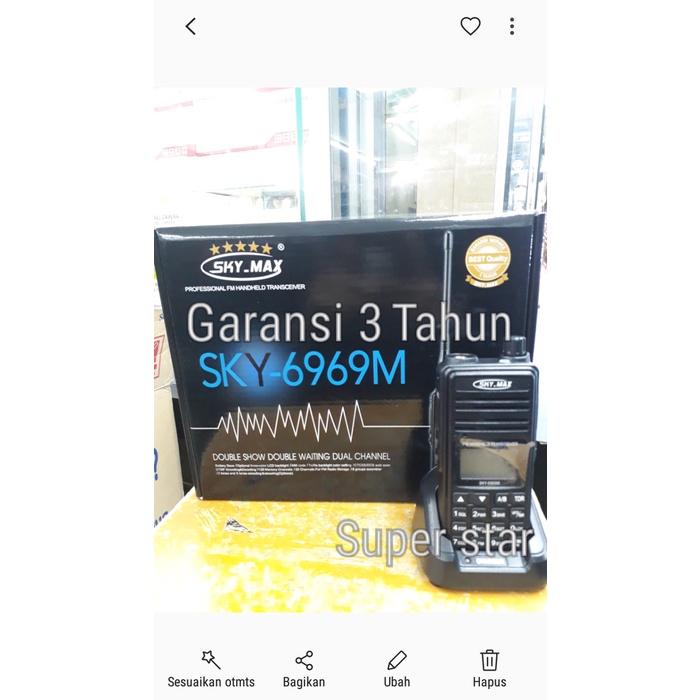 JTTOP" HT SKY MAX SKY -6969 DUAL BAND 8WATT