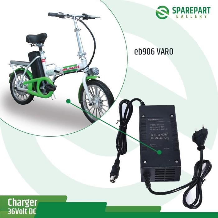 Sparepart Charger sepeda listrik 36Volt DC Mr.Jackie EB904&EB906 *