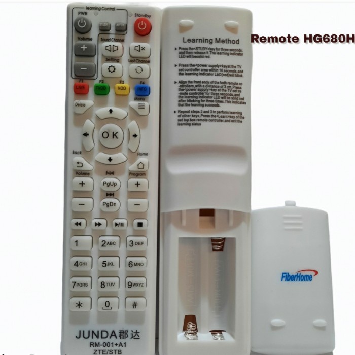 JTTOP" REMOTE FIBERHOME HG680 HG680P / REMOT REMOTE STB ZTE FIBERHOME