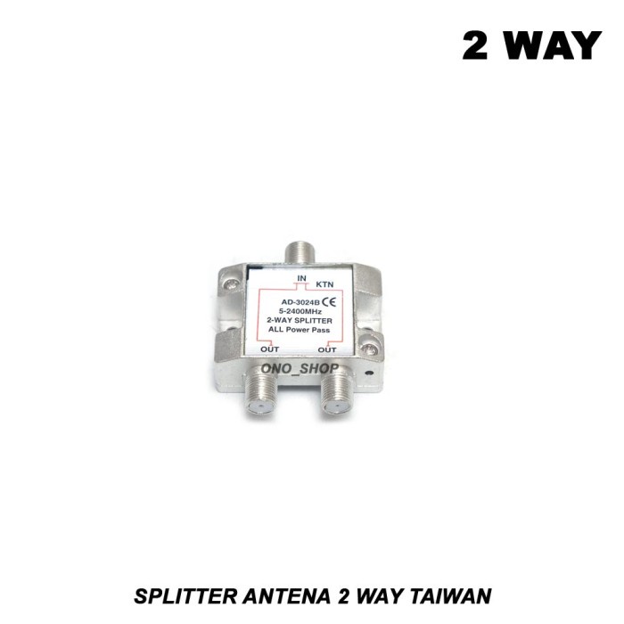 JTTOP" SPLITTER ANTENA 2 WAY TAIWAN
