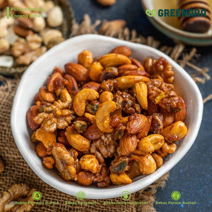 

ROASTED MIXED NUT 1KG / ALMOND, CASHEW, WALNUT