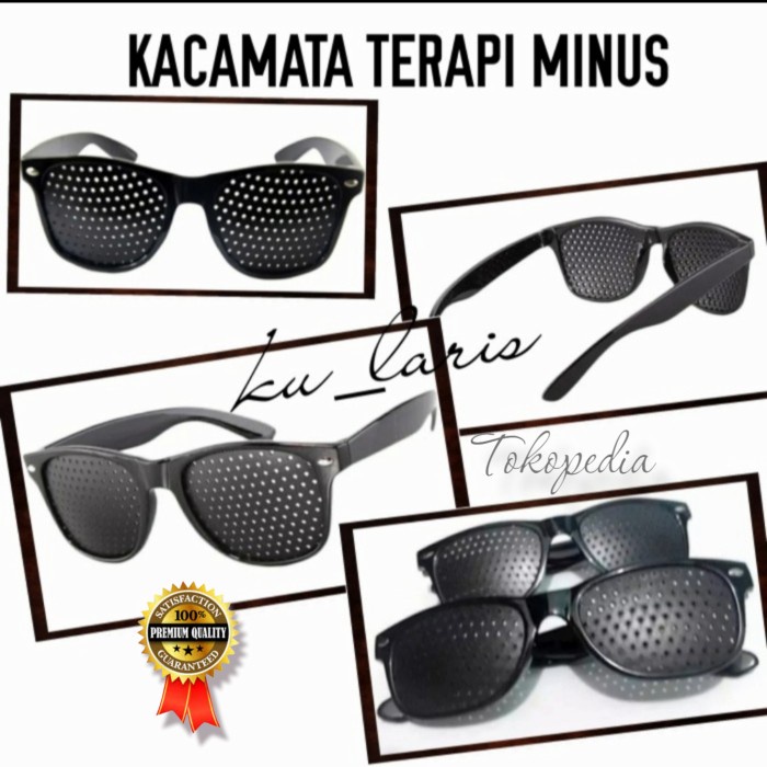JTTOP" KACAMATA TERAPI MATA MINUS KACAMATA PINHOLE