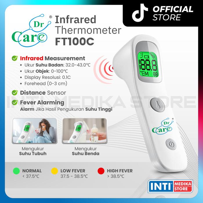 Ready DR CARE - Termometer Non Kontak FT 100C Thermometer Infrared
