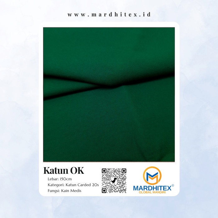 Ready Kain Katun OK Baju Operasi (Bukan Anti Darah/Soil Release)