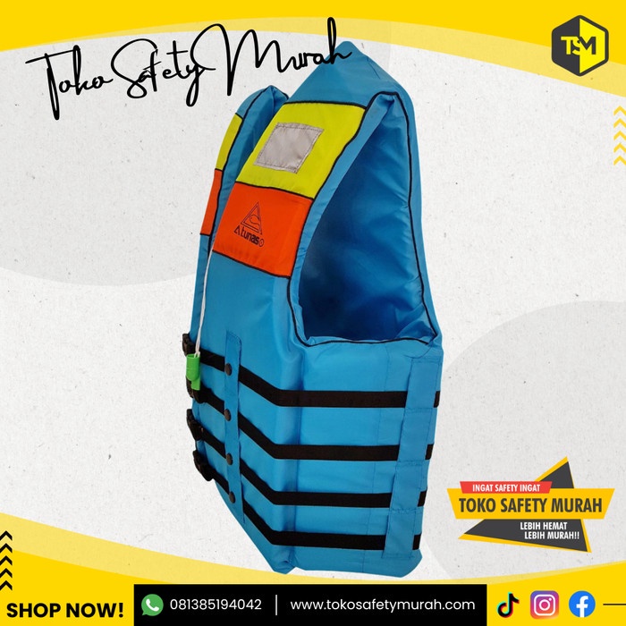 Baju Pelampung Atunas / Life Vest / Life Jacket Anak Dewasa