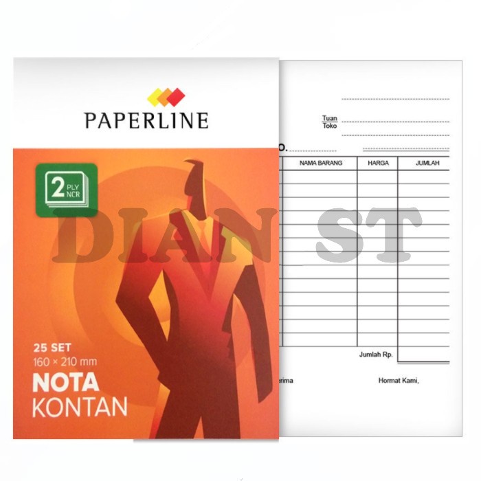 

Buku Nota Kontan Paperline Besar Rangkap 2 Ply - 10pc