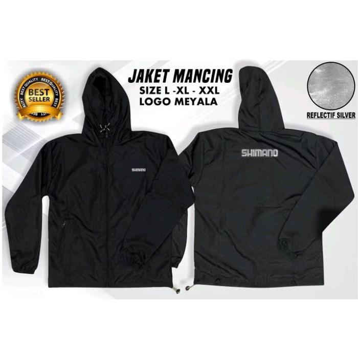 Jaket Mancing Logo Menyala - Jaket Parasut - Jaket Running - Jaket Olahraga Harga Promo