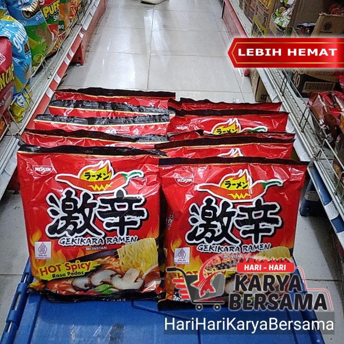 

Sale Terbatas Mie Instan Nissin Gekikara Ramen Hot Spicy Pack 10'S X 109Gr Aman