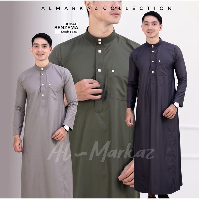 Jubah Pria Muslim Gamis Slimfit "Benzema