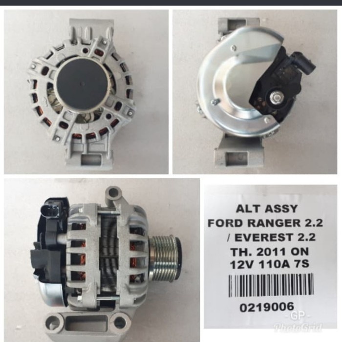 Dinamo Alternator Ford Ranger 2.2 Ford Everest 2.2 110A 12V Kode 001