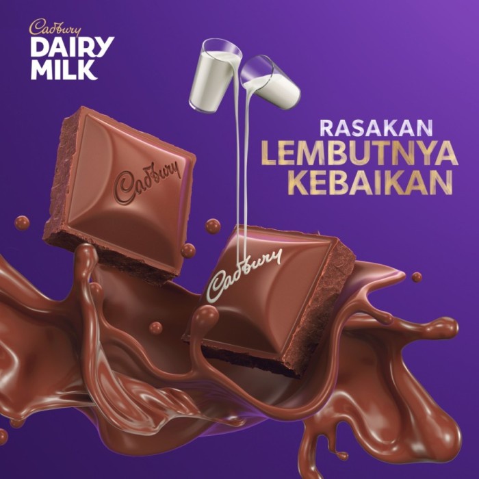 

BARANG TERLARIS Cadbury Dairy Milk Cokelat Mini Bites Sharebag - 5 Packs