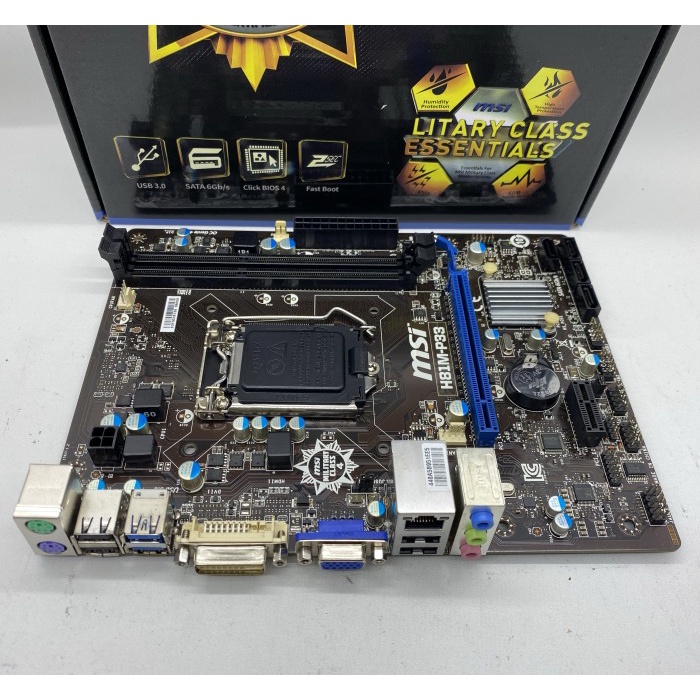 Unik Motherboard Msi H81M-P33 Socket 1150
