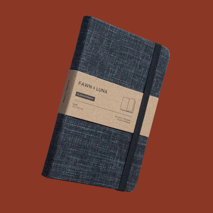 

BARANG TERLARIS Fawn & Luna - BLACK SMOKE - Notebook Small A6 - Buku Jurnal/Agenda/Diary/Catatan