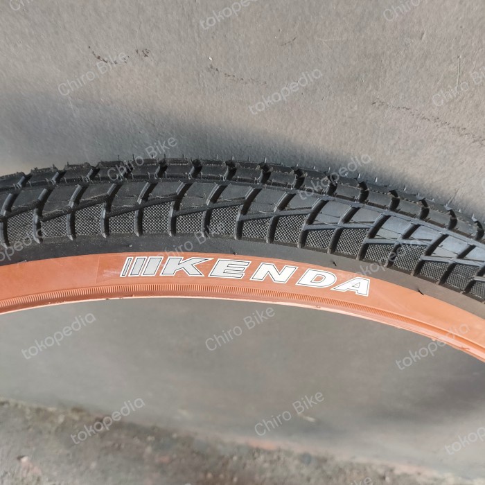 Ban Luar Sepeda Mtb 27.5 X 1.95 Kenda Tan Wall -Gratisongkir
