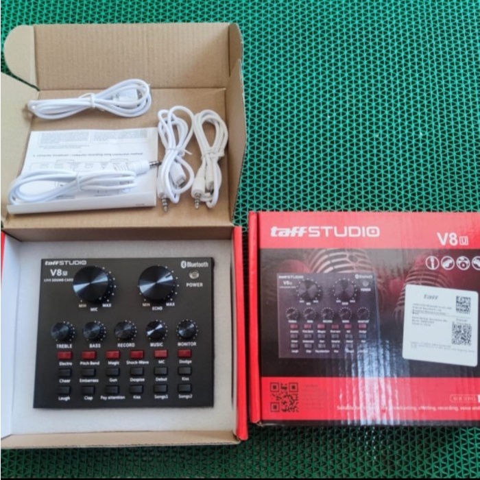 Terlaris Taffware Bluetooth Soundcard V8S V8 S digital broadcst sound card V8s