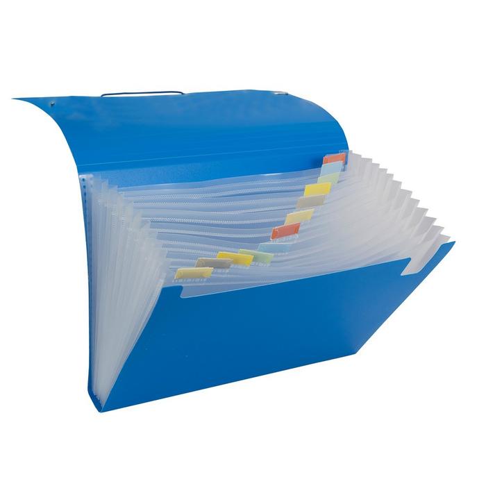 

BARANG TERLARIS Bantex Expanding File A4 Cobalt Blue 3600 11