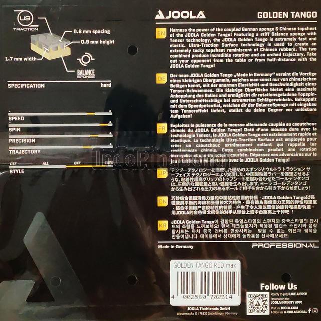 BARANG TERLARIS Joola Golden Tango - Tenis Meja Pingpong