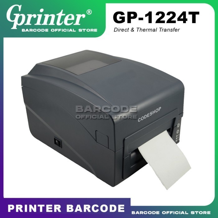 Ready Barcode Printer GPRINTER GP-1224T Thermal Transfer & Direct Thermal