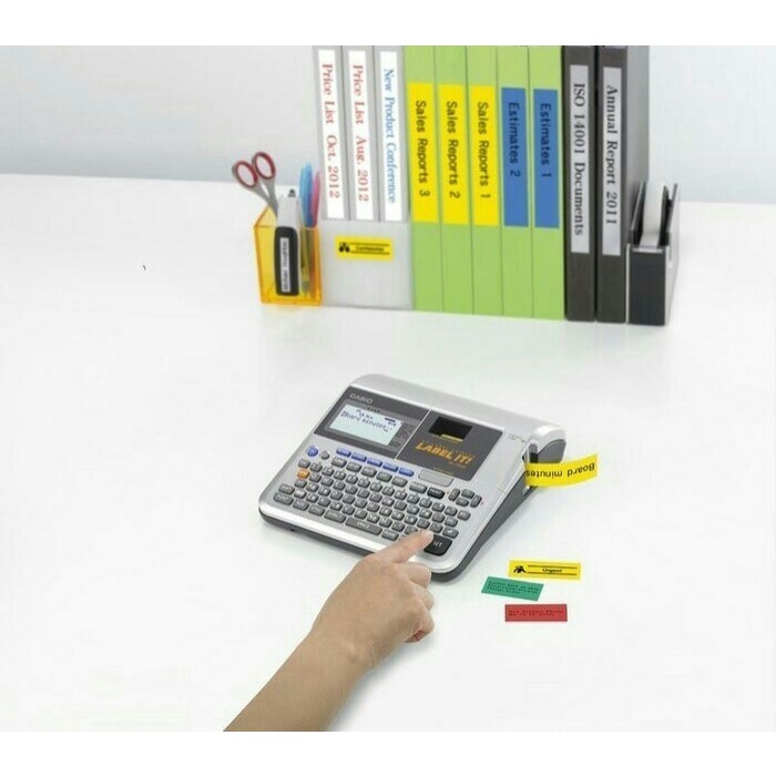 Ready Mesin Label CASIO/LABEL PRINTER/CASIO EZ LABEL KL7400/orderan khusus