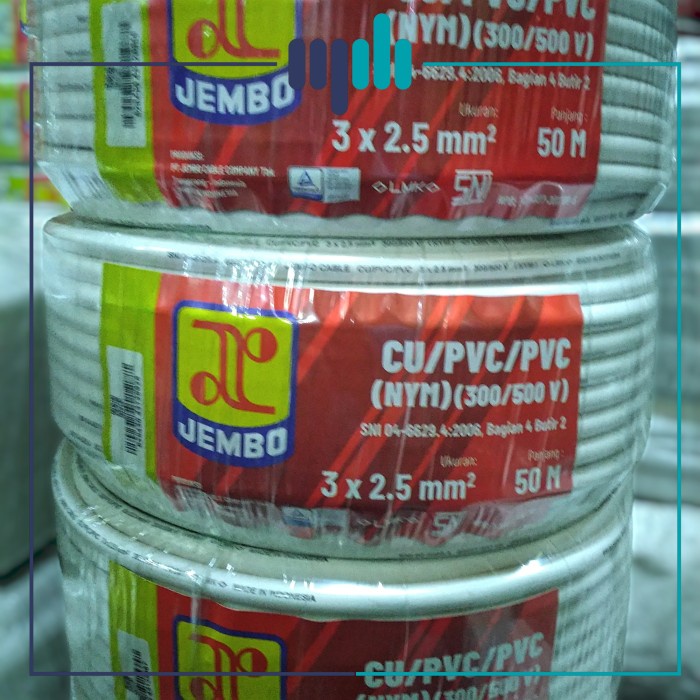 Kabel NYM 3x2.5 mm JEMBO, 50 meter