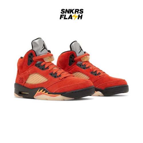 AIR JORDAN  5 Retro Dunk On Mars Orange Sepatu Sneakers Wanita - DD9336800 - Size 36.5
