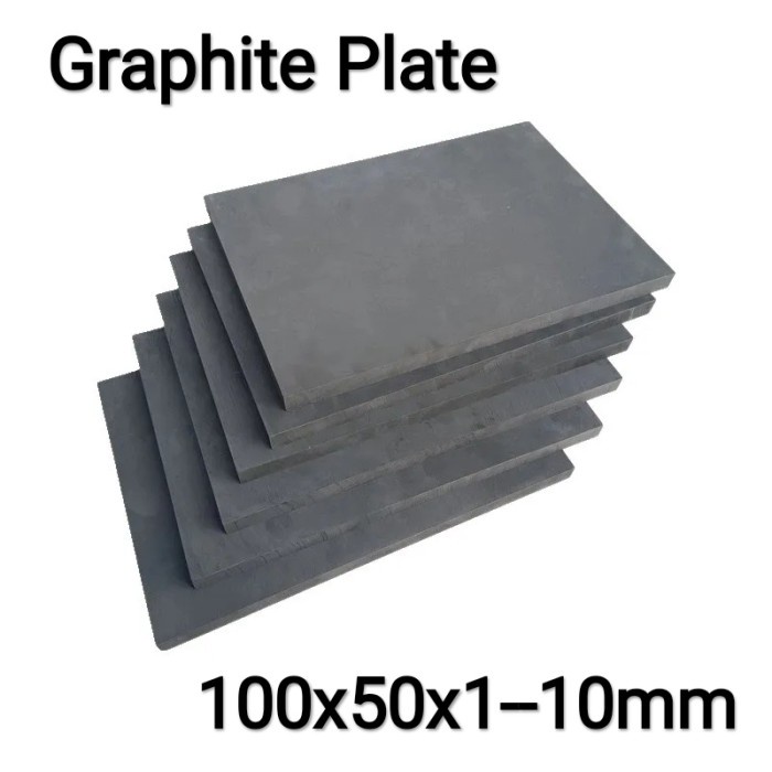 Elektroda Plat Karbon Graphite Plate Electrode 100 x 50 x 1--10 mm