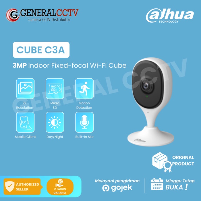 Dahua CUBE C3A 3MP Series IP Camera Wi-Fi Cube Camera