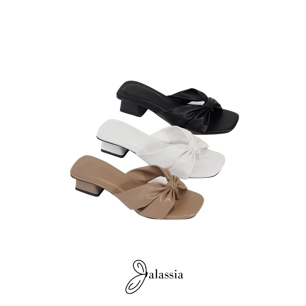 Galassia LIBRA - Sandal heels wanita 4cm - heels wanita - block heels hak 4 cm - daily heels -