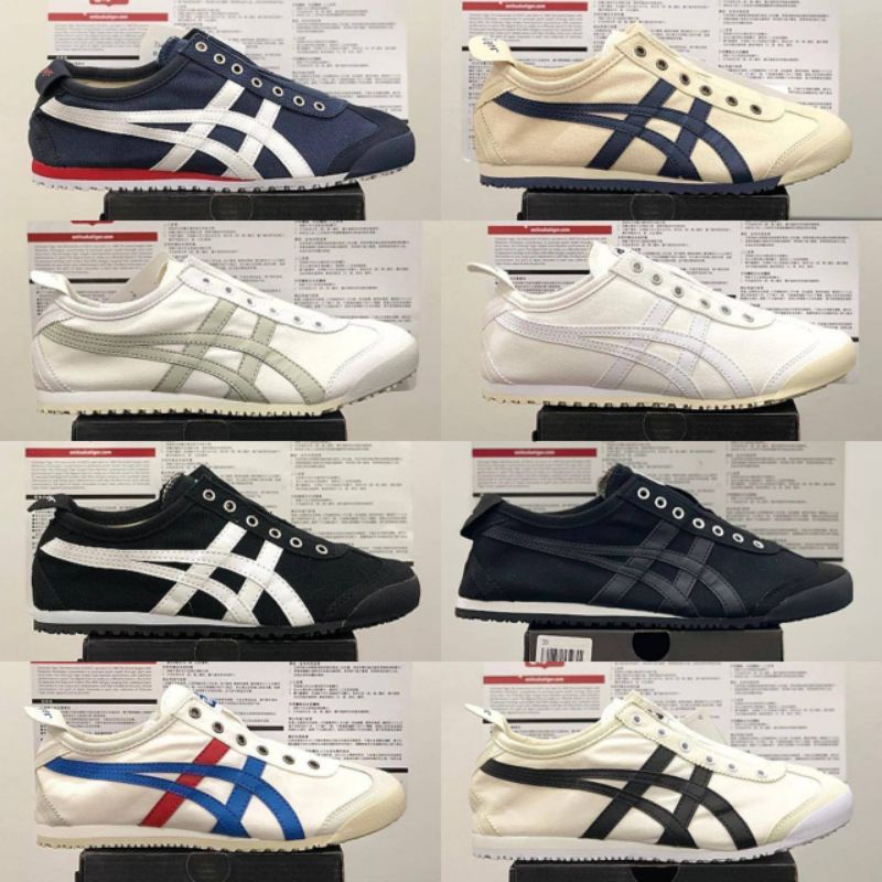 sepatu onitsuka tiger slip on canvas wanita premium quality bnib -JaminanMutu