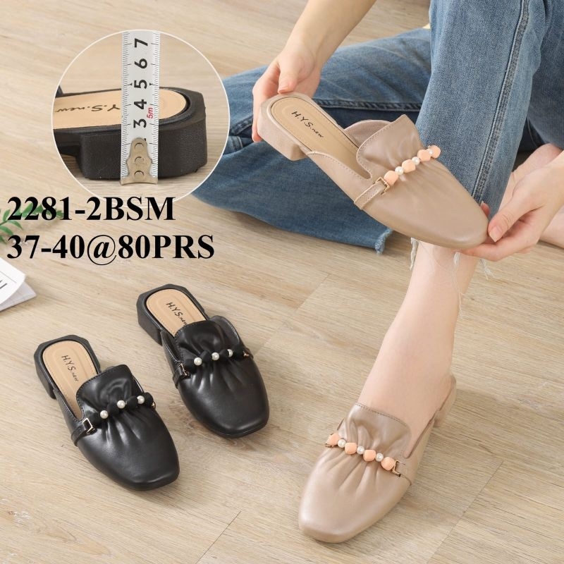 Sepatu sendal wanita HYS.new 2281-2BSM -JaminanMutu