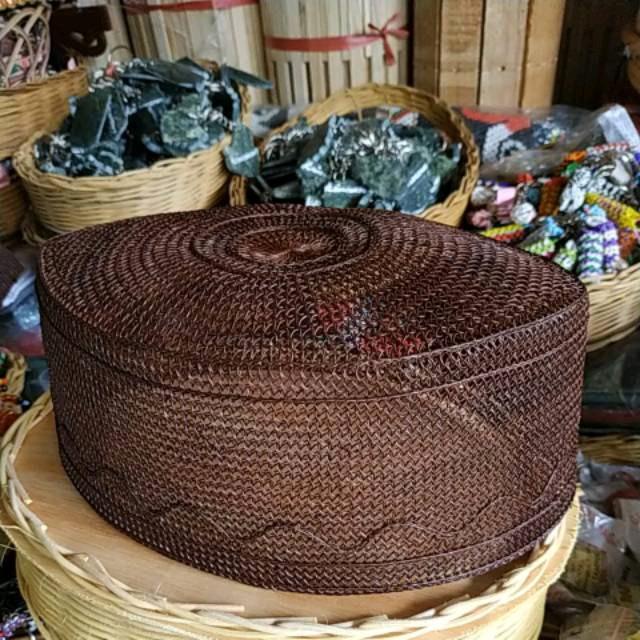 PREMIUM peci akar jangang tipe 15/songkok resam khas kalimanatan rotan